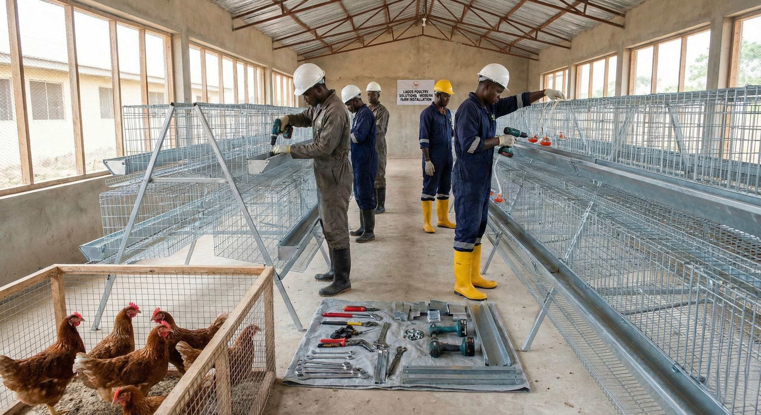 We deliver complete poultry cage solutions with consultation, custom design, product selection, delivery, installation, and after-sales support tailored to your farm’s needs.