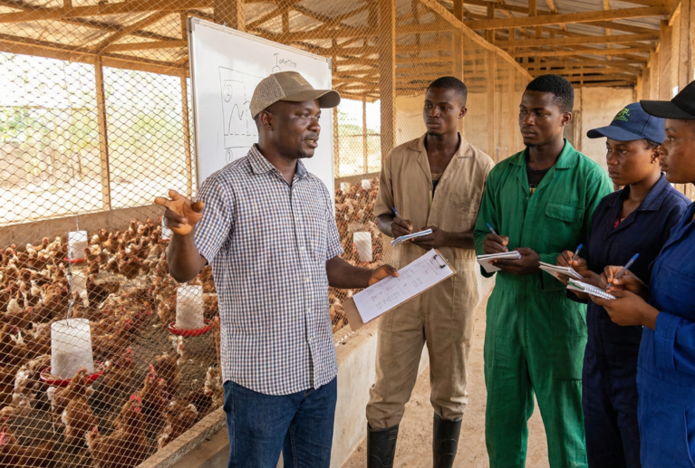 We offer guided farm tours and structured poultry training for students, beginners, and commercial farmer, featuring hands-on learning, interactive sessions, and flexible training levels.